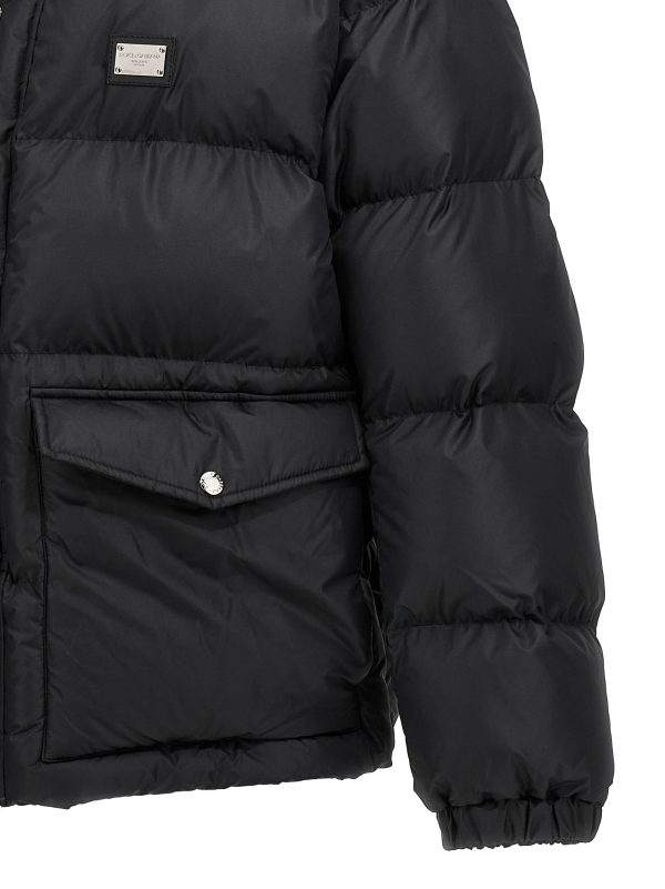 Logo plate down jacket - immagine 4