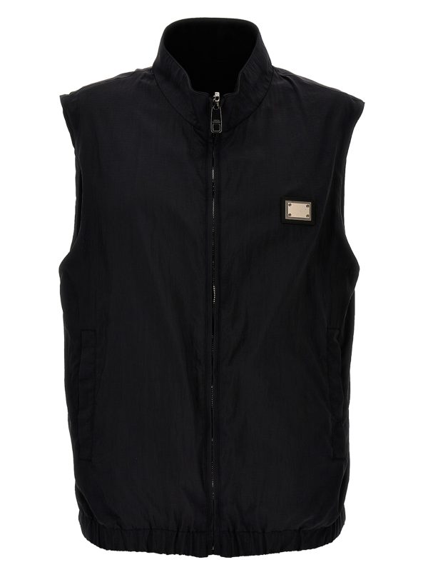 Logo reversible vest