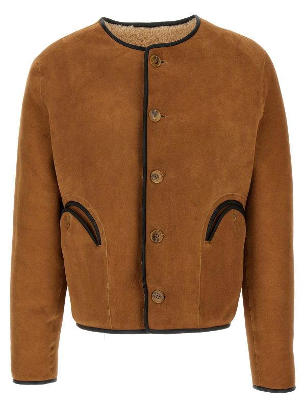 'Tatoosh Gliss Bolero' reversible sheepskin jacket - immagine 2