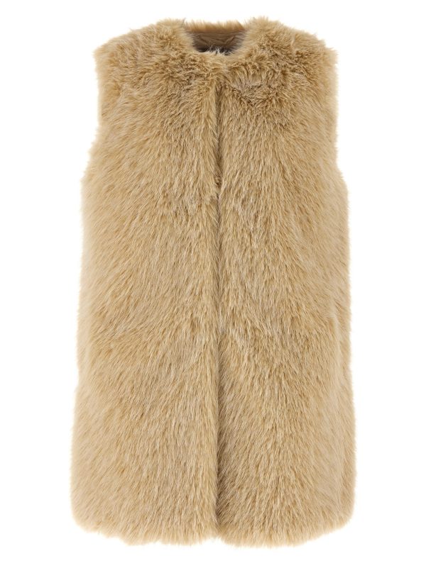 Faux fur vest