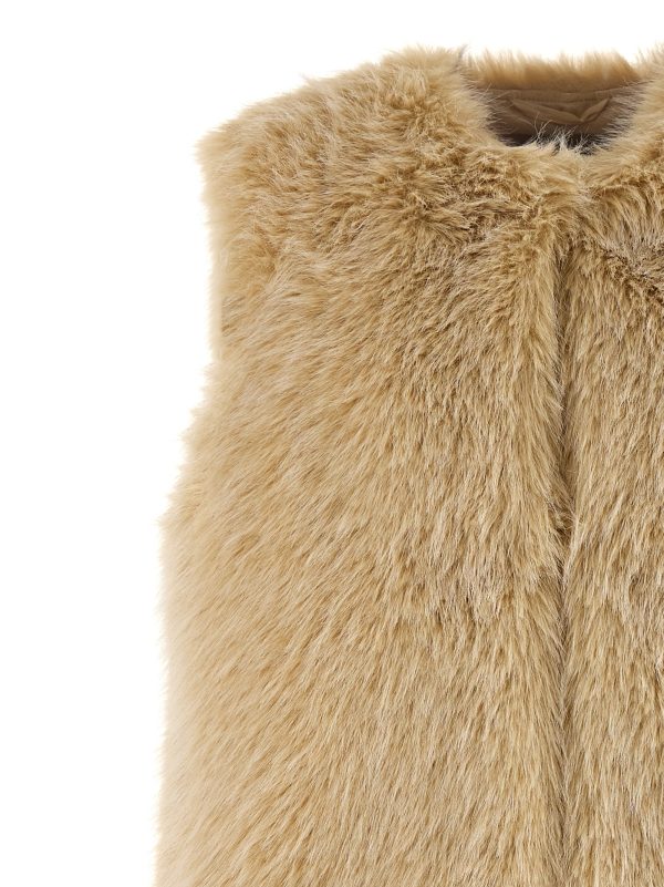 Faux fur vest - immagine 3