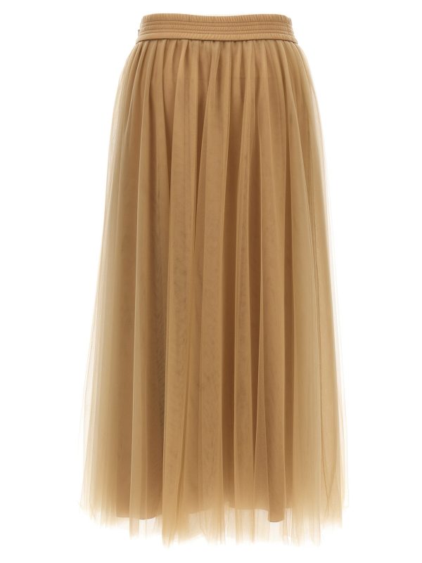 Tulle midi skirt - immagine 2