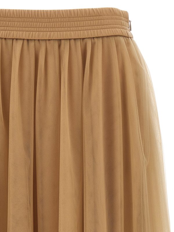 Tulle midi skirt - immagine 3