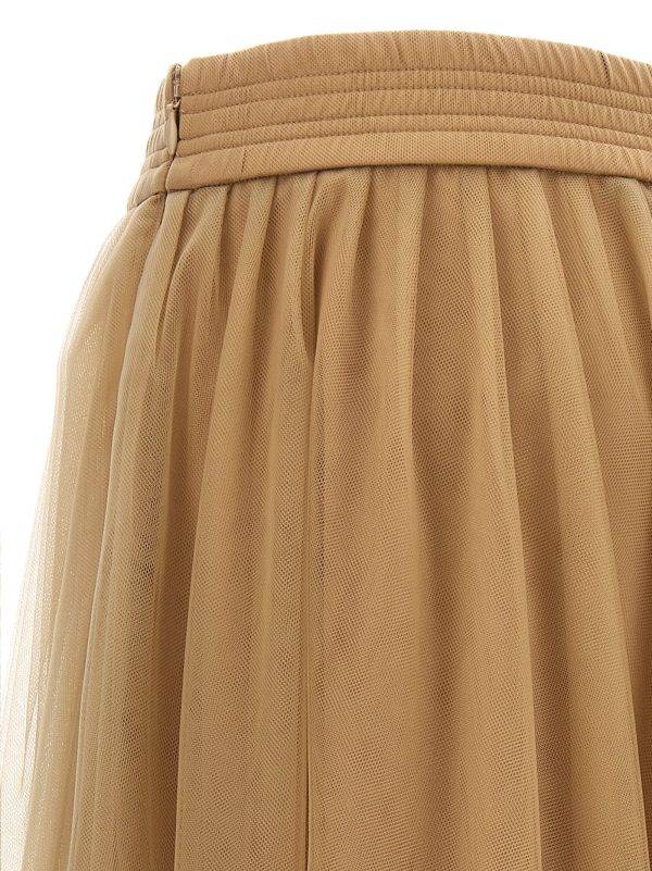 Tulle midi skirt - immagine 4