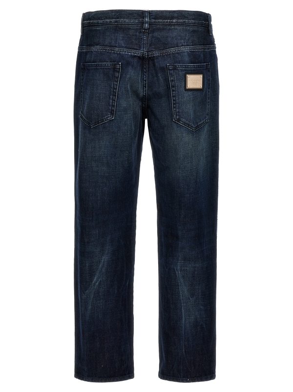 Fringed stitching jeans - immagine 2