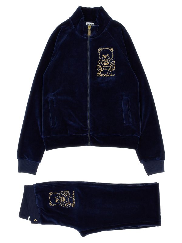 Sweatshirt suit + logo embroidery joggers