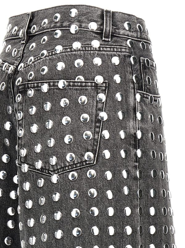 'Belle Black Studded' bermuda shorts - immagine 4