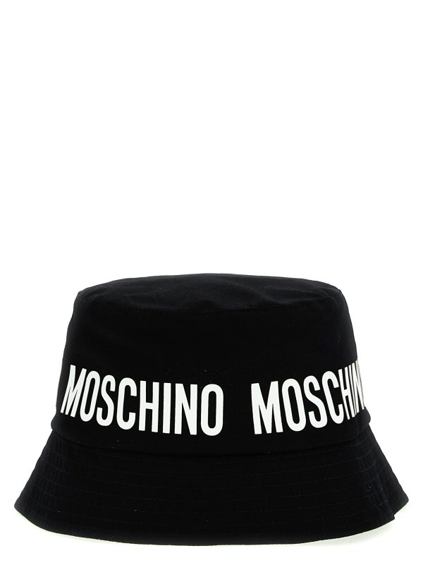 Logo print bucket hat