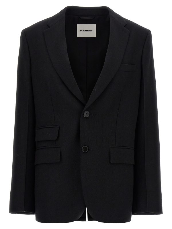 Tailored single-breasted blazer