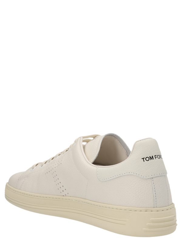 Logo leather sneakers - immagine 2