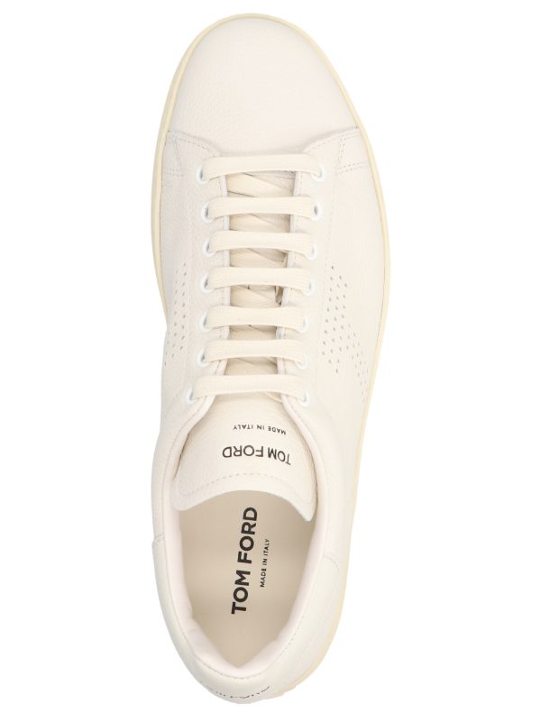 Logo leather sneakers - immagine 3