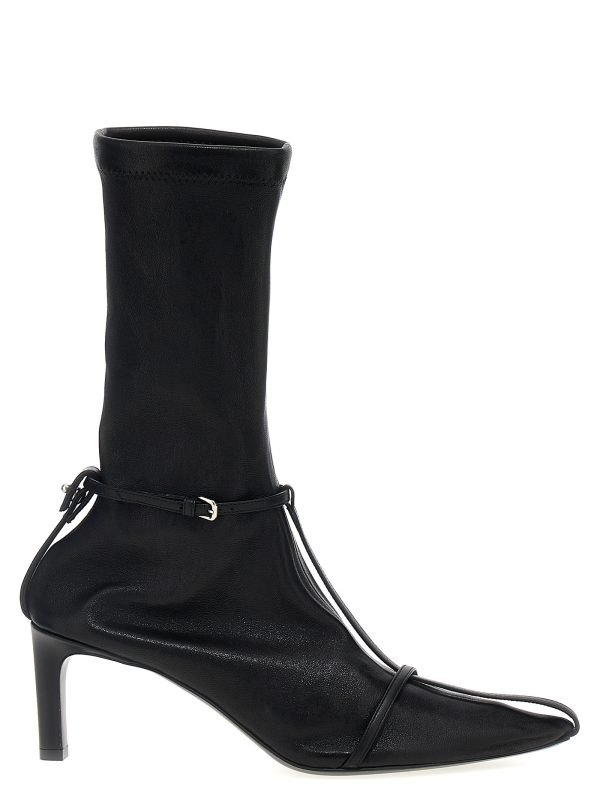 Strap ankle boots