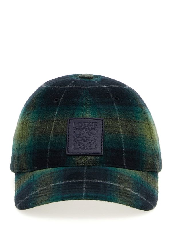 Tartan wool cap