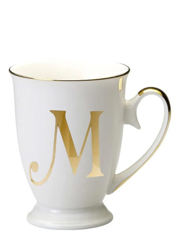 Cup letter 'M'