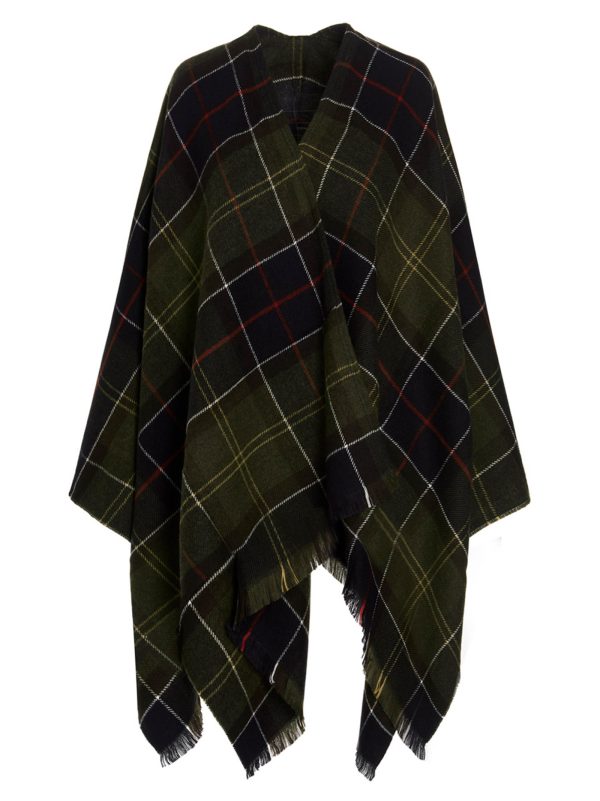 'Staffin Tartan Serape' cape