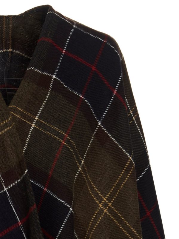 'Staffin Tartan Serape' cape - immagine 3