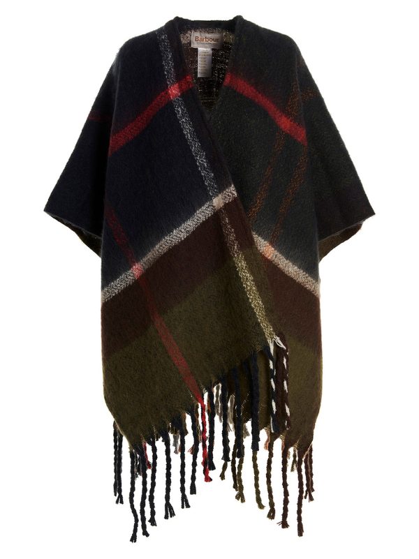 'Isla Boucle Serape' cape