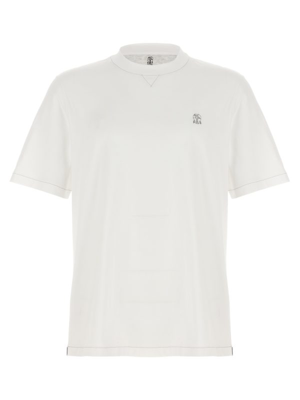 Logo embroidery t-shirt