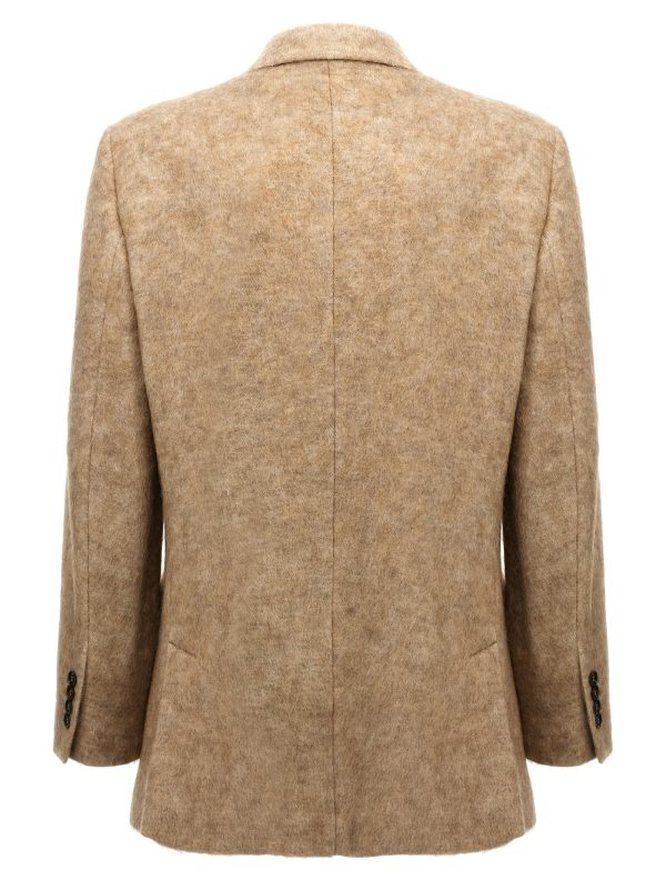 Single-breasted mohair blazer - immagine 2