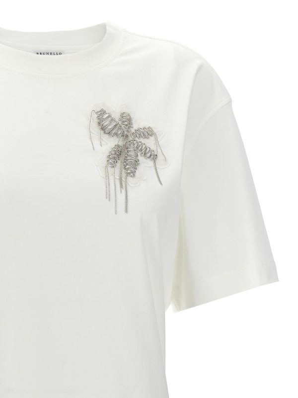 'Monile' flower T-shirt - immagine 3