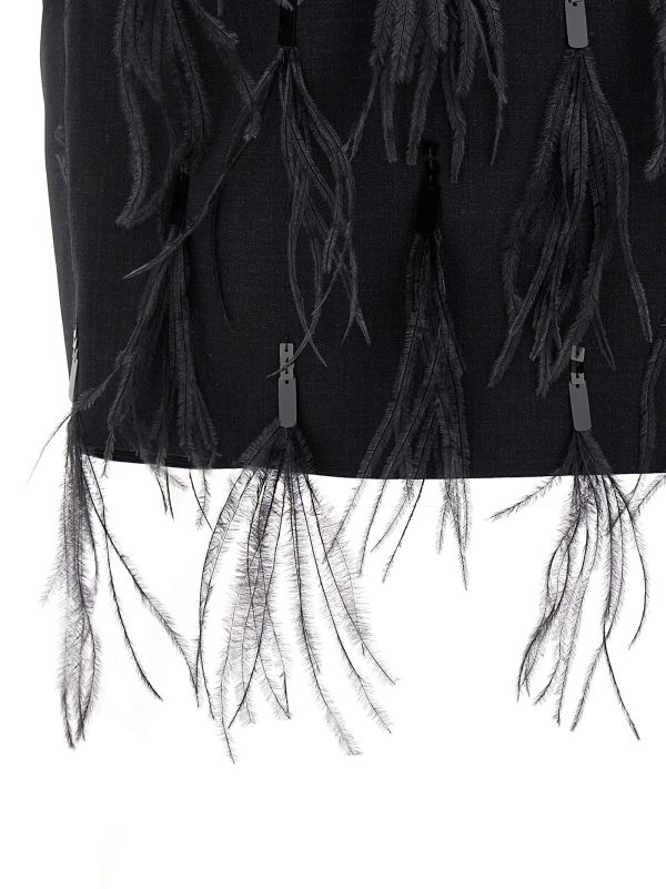 Sequin feather top - immagine 4