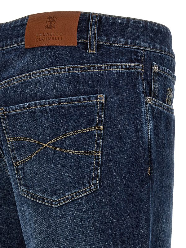 Logo embroidery jeans - immagine 4