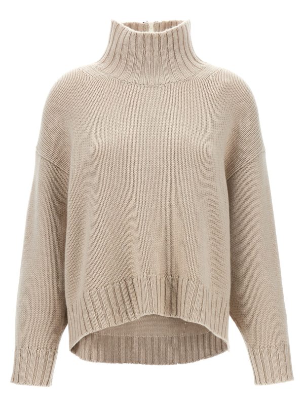 'Monile' half zip sweater