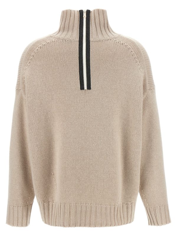 'Monile' half zip sweater - immagine 2