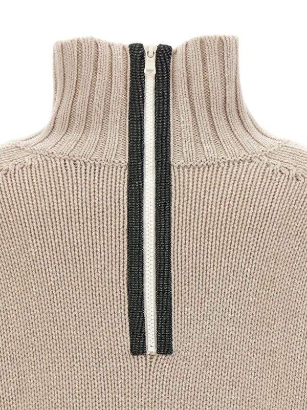 'Monile' half zip sweater - immagine 4