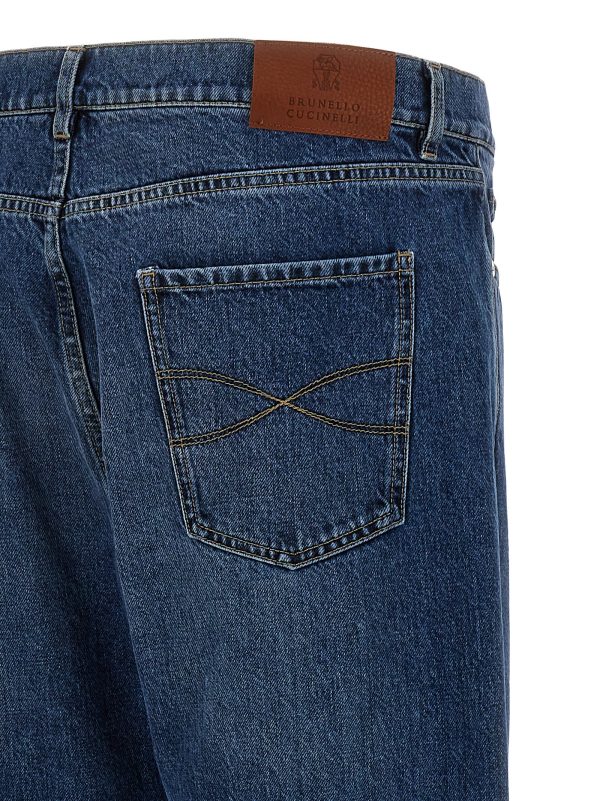 Logo embroidery jeans - immagine 4