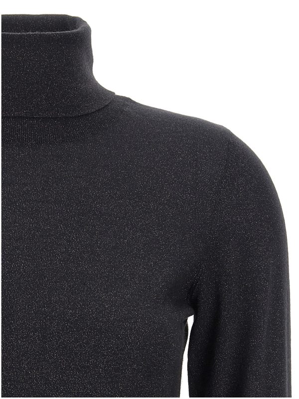 Lurex turtleneck sweater - immagine 3