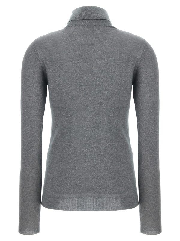 Lurex turtleneck sweater - immagine 2