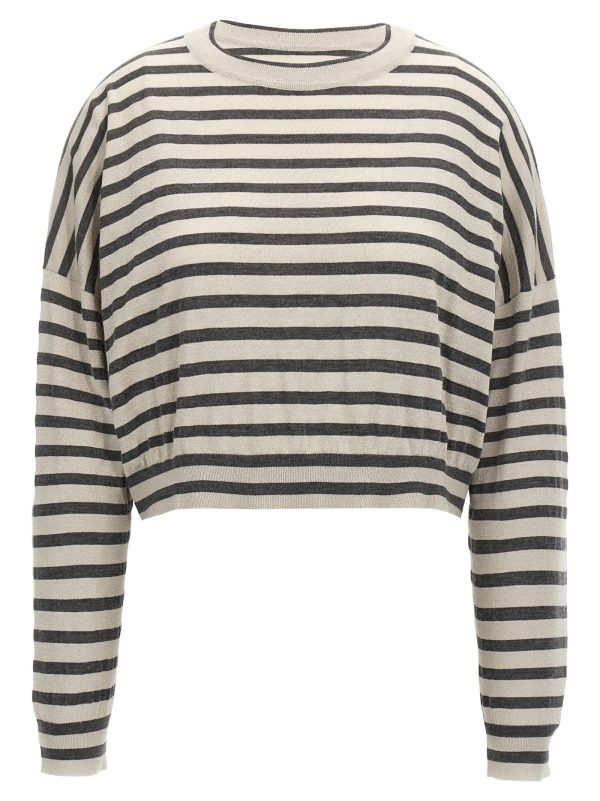 Lurex stripes sweater