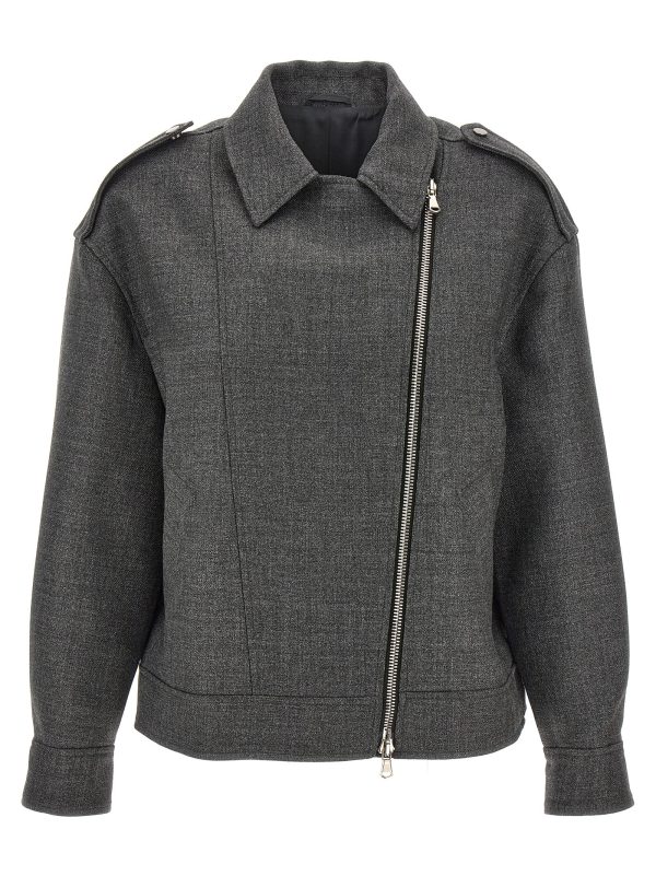 Wool biker jacker - immagine 2