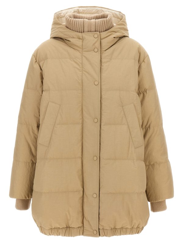 Nylon down jacket