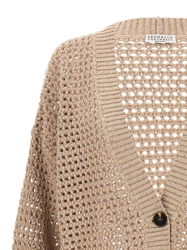 Sequin knit cardigan - immagine 3