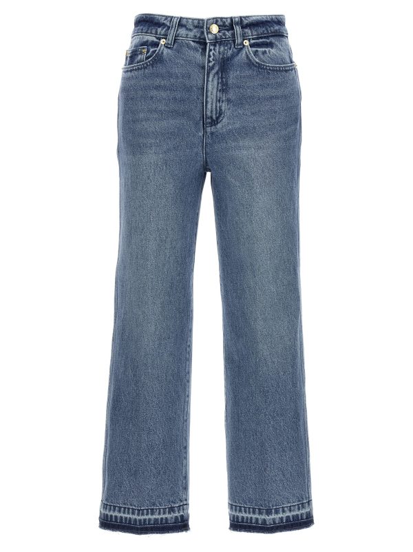 'Crop Flare' jeans