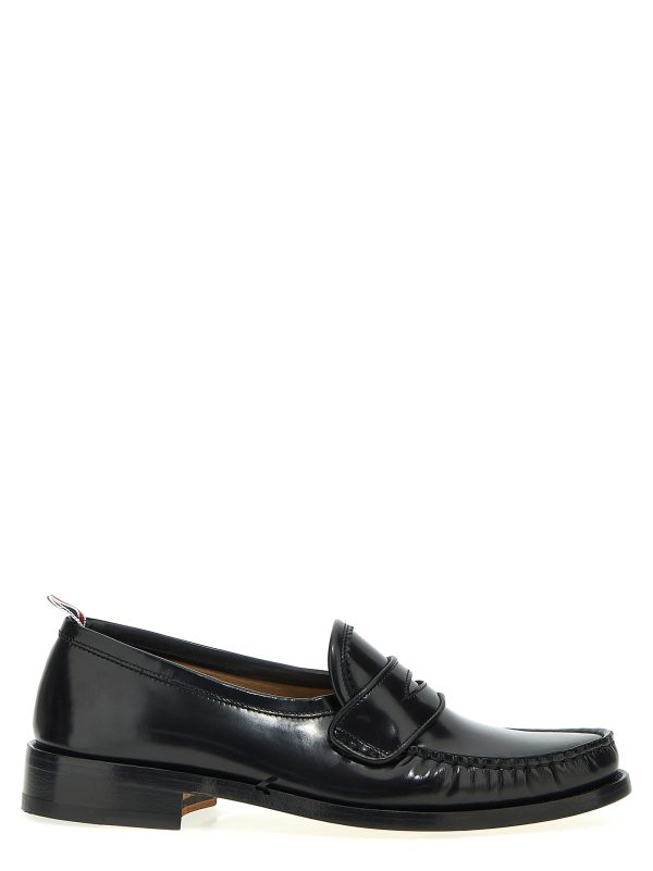 'Pleated Varsity' loafers