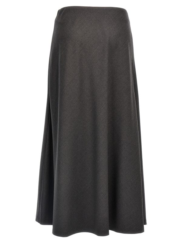 Flared wool skirt - immagine 2