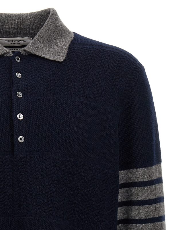 'Textured Rugby Stripe' sweater - immagine 3