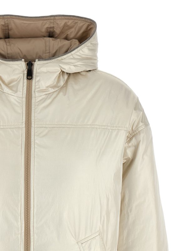 Laminated reversible down jacket - immagine 4