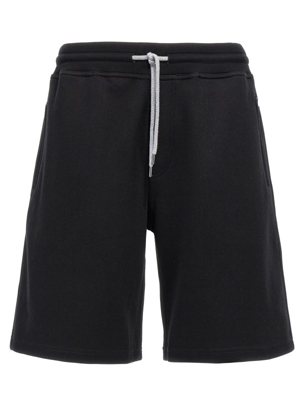 Cotton blend bermuda shorts