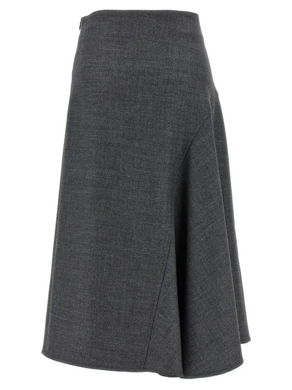 Flared wool skirt - immagine 2