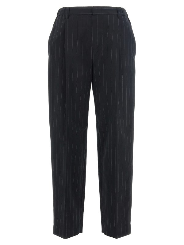 Pinstripe trousers