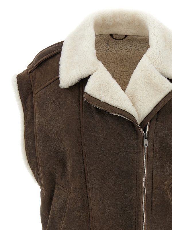 Shearling vest - immagine 3