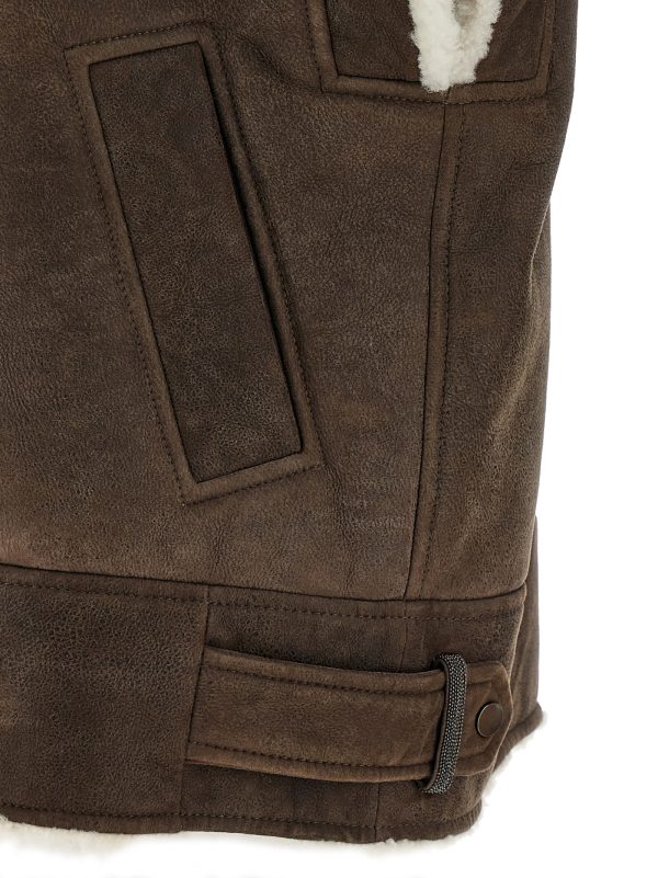 Shearling vest - immagine 4