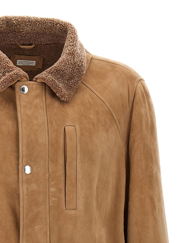 Single-breasted sheepskin jacket - immagine 3