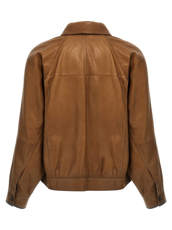 'Monile' leather jacket - immagine 2