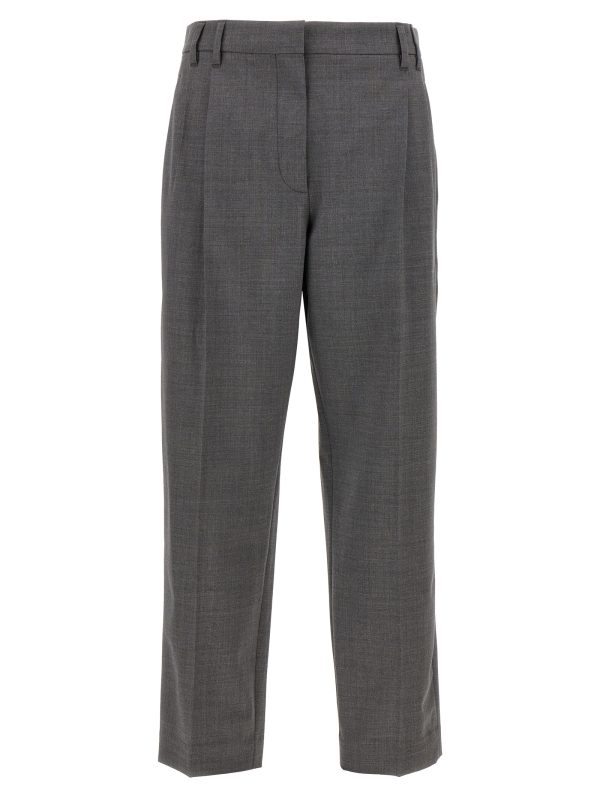 Pin tuck trousers