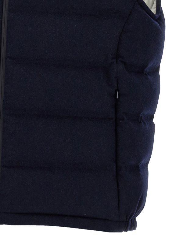 Padded wool vest - immagine 4